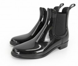 Side Gore Ankle Boots Black