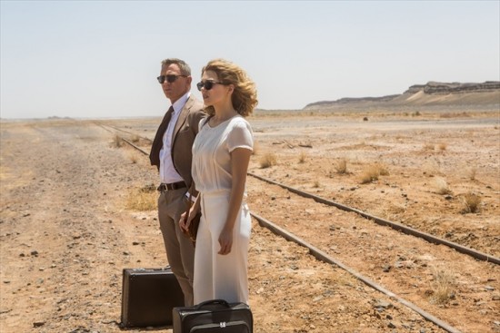 Daniel Craig and Léa Seydoux in Metro-Goldwyn-Mayer Pictures/Columbia Pictures/EON Productions’ action adventure SPECTRE.